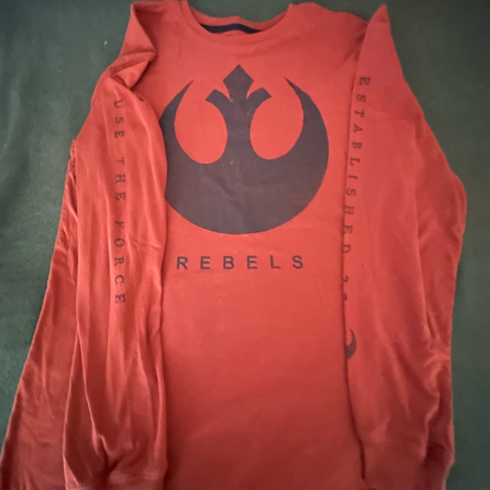 Star Wars orange Rebel Long Sleeve Tee